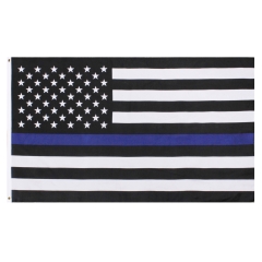 Rothco 3' x 5' Thin Blue Line US Flag