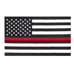 Rothco 3' x 5' Thin Red Line US Flag