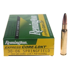 Remington Core-Lokt PSP 30-06 Sprg 150Gr 20 rounds