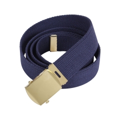 Rothco 54 Inch Military Web Belts - Gold Buckle / Navy