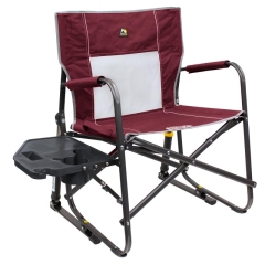 GCI Outdoors Freestyle Rocker XL with Side Table Camp Chairs - Cinnamon