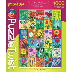 Puzzle Twist Garden Delights 1000 Piece Jigsaw Puzzle