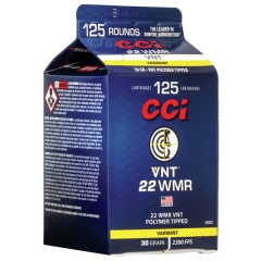 CCI VNT 22 WMR 30gr V-Max - 125 Round Pour Pack