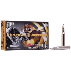 Federal Premium 270 Win 136gr Terminal Ascent - 20 Rounds