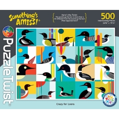 Puzzle Twist Crazy for Loons 500 Piece Puzzle