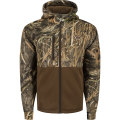 Drake Waterfowl MST Hole Shot Hooded Windproof Eqwader Full Zip Jacket