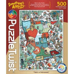 Puzzle Twist Fabric of Minnesota 1000 Piece Puzzle