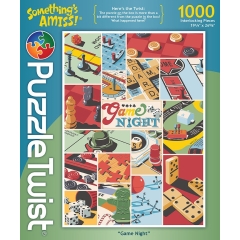 Puzzle Twist Game Night 1000 Piece Puzzle