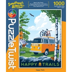 Puzzle Twist Happy Trails 1000 Piece Puzzle