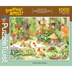 Puzzle Twist Home Sweet Gnome 1000 Piece Puzzle