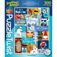 Puzzle Twist MinneSNOWta 500 Piece Puzzle