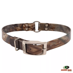 Water & Woods Waterproof Dog Collar with Center Ring - 22" Mossy Oak Shadow Grass Blades