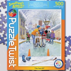 Puzzle Twist The Face Off 500 Piece Puzzle