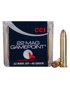 CCI Gamepoint 22 WMR 40 Grain Jacketed Soft Point - 50 Rounds