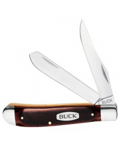 BUCK 382 Trapper Knife - Woodgrain