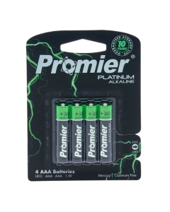 Promier AAA Platinum Alkaline Battery 4 Pack