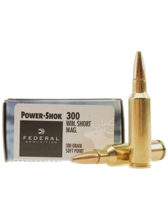 Federal Power-Shok 300 Winchester Short Mag 180 Grain SP - 20 Rounds