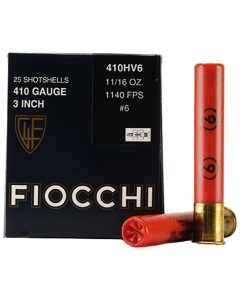 Fiocchi High Velocity .410 3" 11/16oz #6 Shot - 25 Rounds