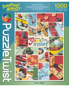 Puzzle Twist Game Night 1000 Piece Puzzle