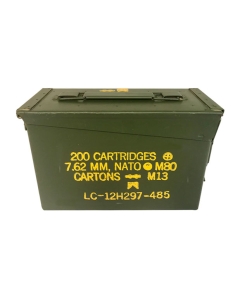 Ammo Can Man Used Grade1 M19A1 30 Cal Ammo Can Stenciled