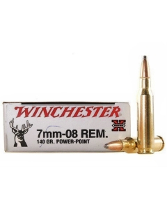 Winchester Super-X 7mm-08 Remington 140 Grain Power-Point - 20 Rounds