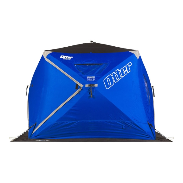 An Insulated Otter Ice Fishing Tent Editorial Stock Photo - Image of  lifestyle, banff: 240998953